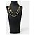 Gioielli CHANEL CC in Metallo Dorato - 102078 D'oro - vista 2
