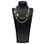 Gioielli CHANEL CC in Metallo Dorato - 102078 D'oro - vista 3
