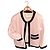Chaqueta de Material de Espuma Chanel Rosa