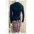 Atemberaubendes ETRO-Kleid mit Ledergürtel Schwarz Mehrfarben - view 7
