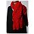 Simone Rocha Sciarpa in misto cashmere testurizzato rosso - vista 5