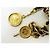 Medaillon VINTAGE CHANEL LOGO CC GÜRTEL VERSCHLUNGENES LEDER T70 GOLDMETALL Golden - Ansicht 11