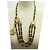 Medaillon VINTAGE CHANEL LOGO CC GÜRTEL VERSCHLUNGENES LEDER T70 GOLDMETALL Golden - Ansicht 2
