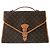 Borsa Clutch Beverly Marrone Monogramma Louis Vuitton