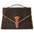 Borsa Clutch Beverly Marrone Monogramma Louis Vuitton - vista 2