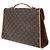 Borsa Clutch Beverly Marrone Monogramma Louis Vuitton - vista 3