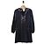 Abito Chloé nero in lana e seta