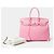 Hermès Bolso HERMES Birkin 35 en Cuero Rosa - 102110 - vista 2