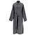 Ami Alexandre Mattiussi Single-Breasted Belted Coat in Grey Wool