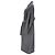 Ami Alexandre Mattiussi Single-Breasted Belted Coat in Grey Wool - view 2