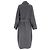 Ami Alexandre Mattiussi Single-Breasted Belted Coat in Grey Wool - view 3
