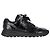 Sneakers basse con lacci Prada Prax 01 in pelle di vitello nera Nero