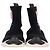Louis Vuitton LV Heart Patches Socken Sneakers aus schwarzem Polyester - Ansicht 3