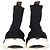 Louis Vuitton LV Heart Patches Socken Sneakers aus schwarzem Polyester - Ansicht 4