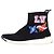 Louis Vuitton LV Heart Patches Socken Sneakers aus schwarzem Polyester - Ansicht 5