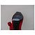 Sergio Rossi Red Leather and Fur Ankle Boots - view 4