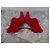 Sergio Rossi Red Leather and Fur Ankle Boots - view 8