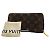 Cartera larga Monogram Louis Vuitton Castaño