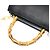 Gucci Bamboo Lederhandtasche Schwarz - Ansicht 12