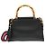 Gucci Bamboo Lederhandtasche Schwarz - Ansicht 3