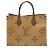 Borsa tote On the Go MM Monogramma Louis Vuitton Marrone - vista 3