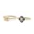 Anello Gemello Camelia Chanel Nero - vista 2