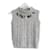 Autre Marque Batsheva Floral Embroidered Alpaca Tank Top Grey Wool  ref.1621958