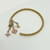 Orecchini a cerchio Sweet Monogram di Louis Vuitton Rosa D'oro - vista 2