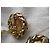 Chanel Clip haute couture, placcati in oro. D'oro - vista 5