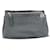Loewe Anagram T Pouch Clutch Bag Black Leather  ref.1622492