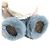 Poupée Doudou Vivienne GI0445 de Louis Vuitton Blanc Bleu - vue 3