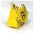 Borsa a Spalla Malellini Yayoi Kusama di Louis Vuitton Nero Giallo - vista 3
