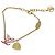 Bracciale charm di collaborazione Louis Vuitton Yayoi Kusama Rosso D'oro
