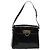 Borsa a Spalla Gancini Salvatore Ferragamo Smalto Nero Oro Auth 87741