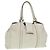Borsa a mano Guccissima in tela GG Gucci bianca e oro 211935 Auth ep5377 Bianco D'oro