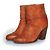 Rag & Bone, botas de tornozelo com zíper traseiro Newbury, NY Marrom