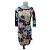 Vestido Blumarine de lã e viscose Multicor