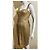 Diane Von Furstenberg Vestido lápiz Jiwon dorado DvF de mezcla de lana - vista 3