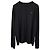 T-shirt à manches longues Patch d'Acne Studios en coton noir