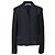 Blazer monopetto a bordo grezzo Jil Sander in viscosa blu navy