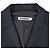 Blazer monopetto a bordo grezzo Jil Sander in viscosa blu navy - vista 4