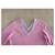 Pull oder Top Barrie V-Ausschnitt Baumwolle rosa Gr. 36-38 Pink Hellblau - Ansicht 4