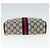 GUCCI GG Supreme Sherry Line Clutch Bag PVC Rosso Blu Navy Auth yb662 - vista 6