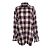 Autre Marque Elizabeth & James, Camicia a quadri Bianco Rosso