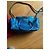 Borsa a mano Valentino Garavani Rockstud in pelle blu - vista 2