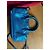 Borsa a mano Valentino Garavani Rockstud in pelle blu - vista 4