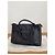 Longchamp 3D Lederhandtasche Marineblau Größe S - Ansicht 3