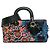 Dior Blu Medio Nastro Perline Ricamato Floreale Signora D Joy