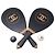 LOT CHANEL 2 BEACH RACKETS + 2 BALLS IN BLACK LACQUER WOOD