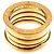 Bulgari Anello B.zero1 4 bande Bvlgari in oro giallo 18K - vista 3